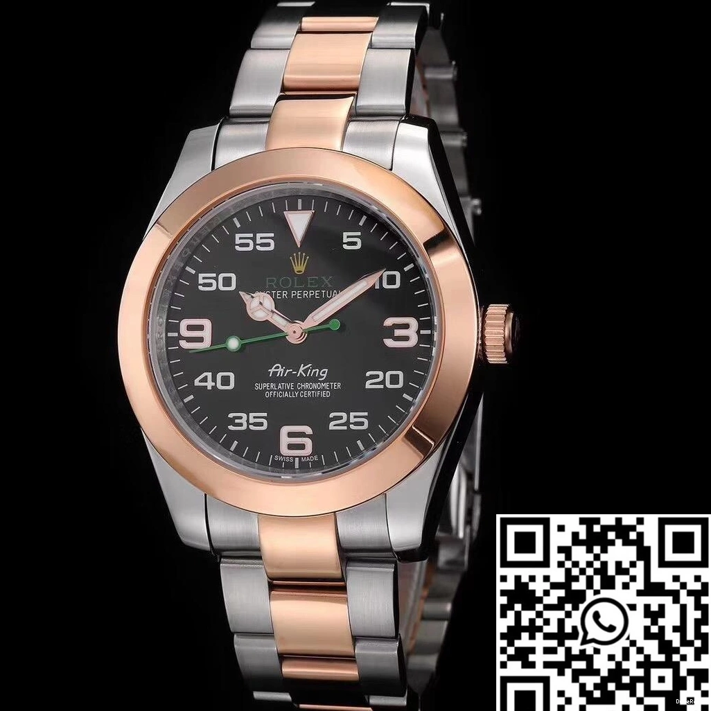 Dial Rolex Gold Factory Air-King Black JF 116900 Rose 1218